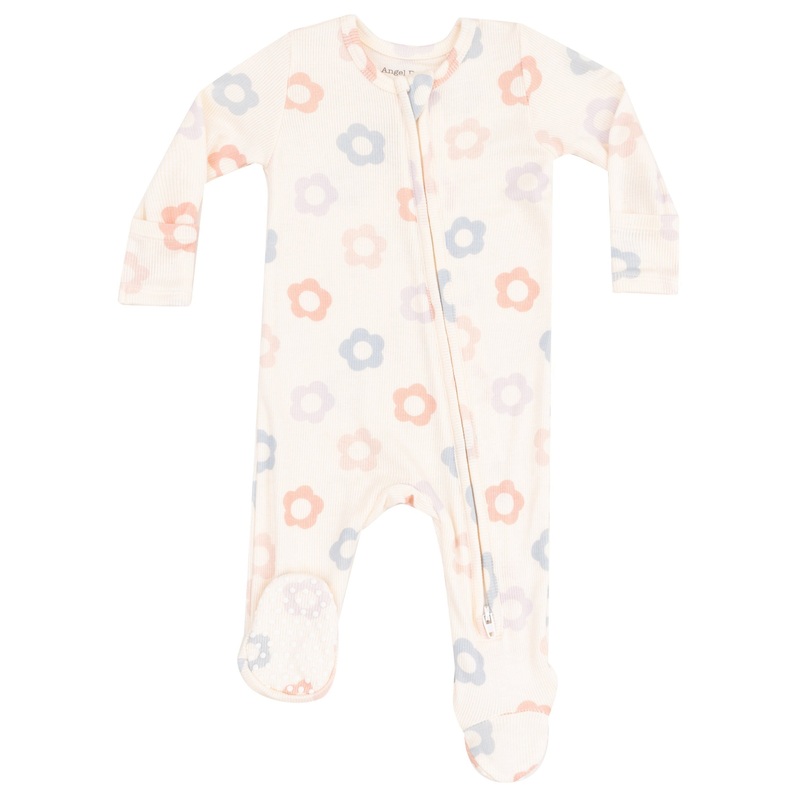 2 Way Zipper Footie – Daisy Pop