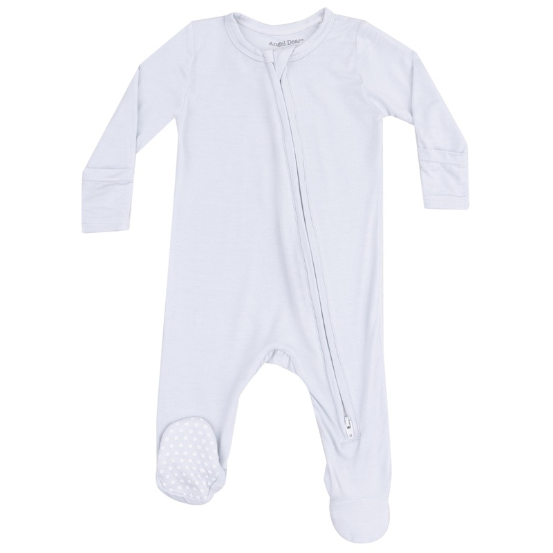 2 Way Zipper Footie – Solid Classic Blue