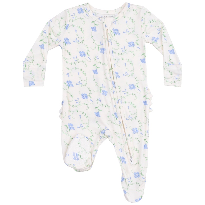 2 Way Zipper Ruffle Back Footie – Sweet Vines