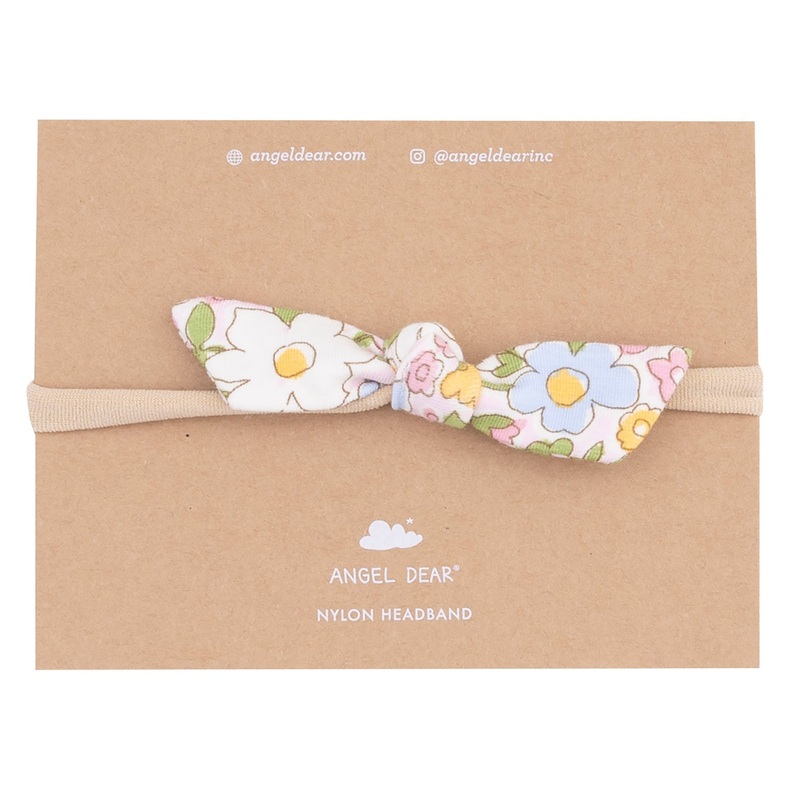 Bow with Nylon Headband – Bubbly Baby Calico