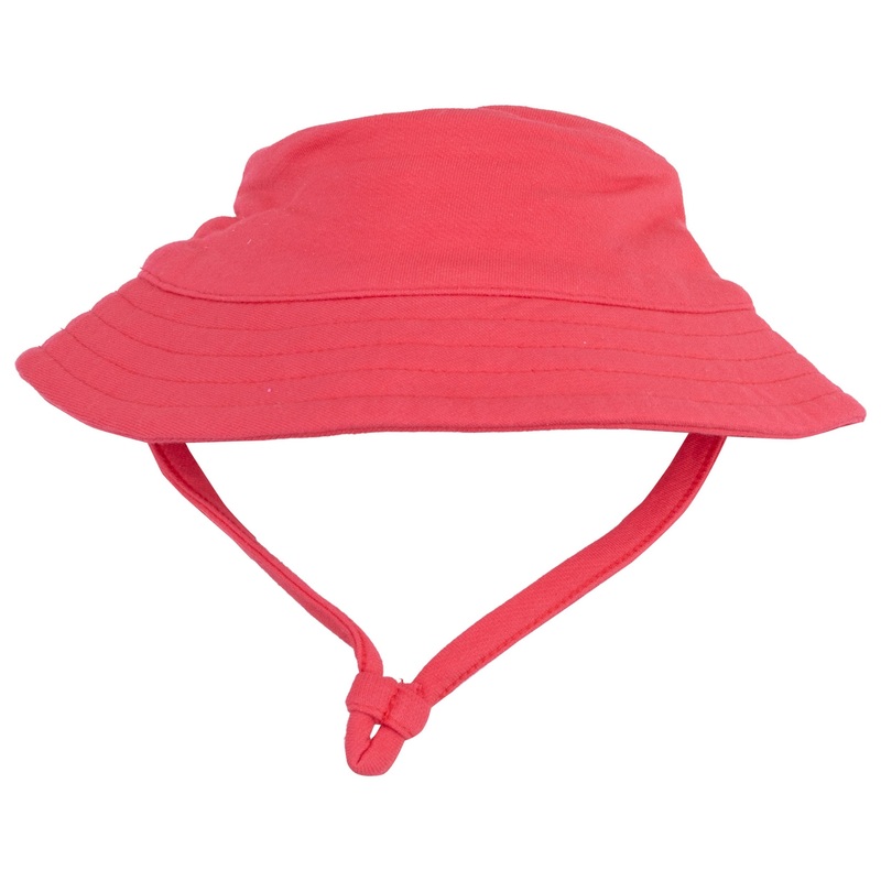 Bucket Hat  – Red French Terry