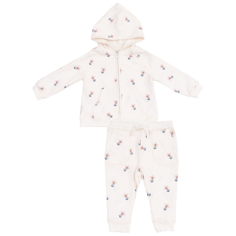 French Terry Hoodie and Jogger – Danish Daisy