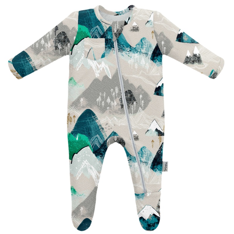 Rocky Mountains Footed Jammies