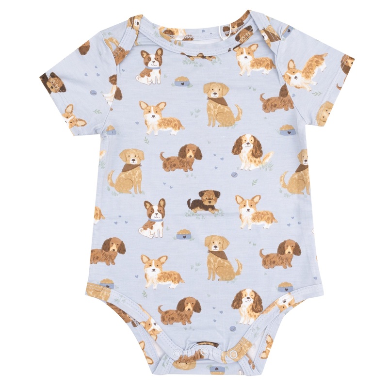 Short Sleeve Bodysuit – Best Friend Dogs Blue