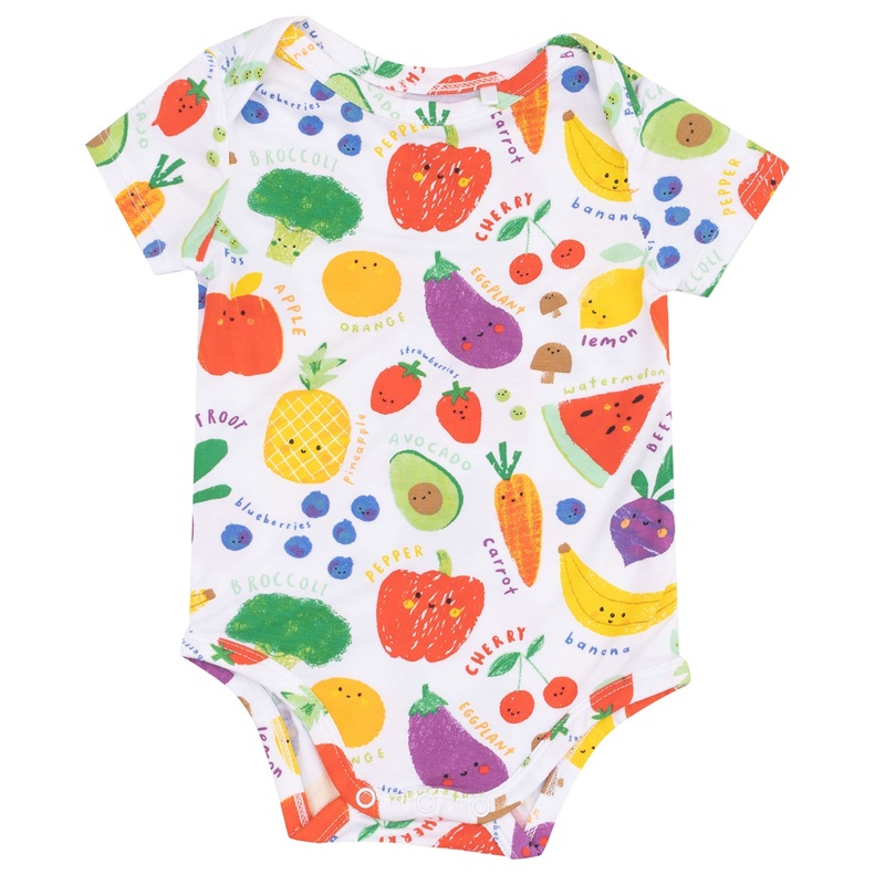 Short Sleeve Bodysuit – Eat The Rainbow
