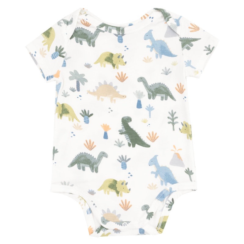 Short Sleeve Bodysuit – Soft Dinos