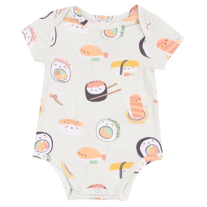 Short Sleeve Bodysuit – Sushi Green