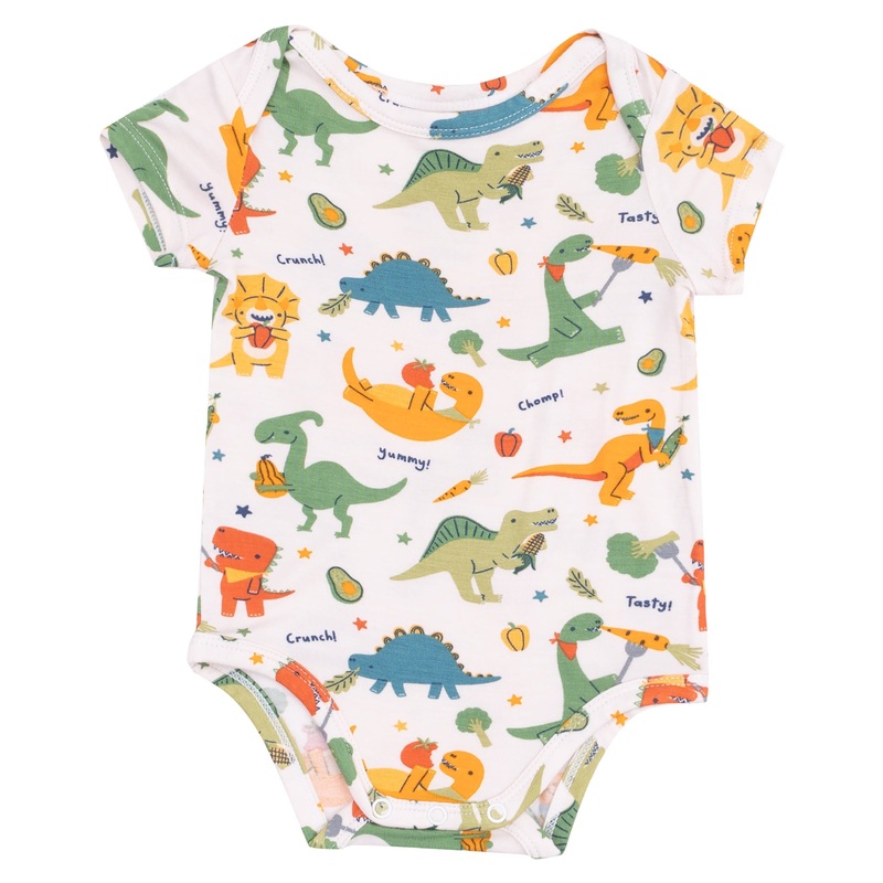 Short Sleeve Bodysuit – Veggie Dinos