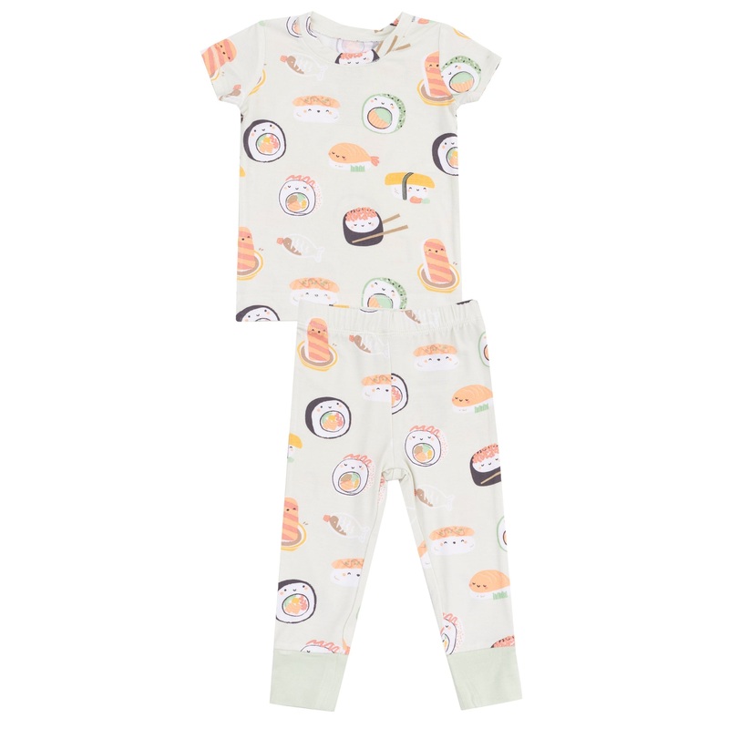 Short Sleeve Loungewear Set – Sushi Green
