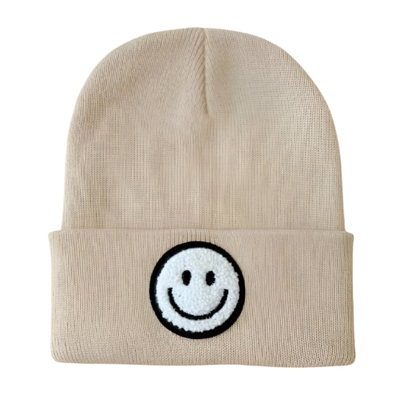 Smiley Beanie | Beige