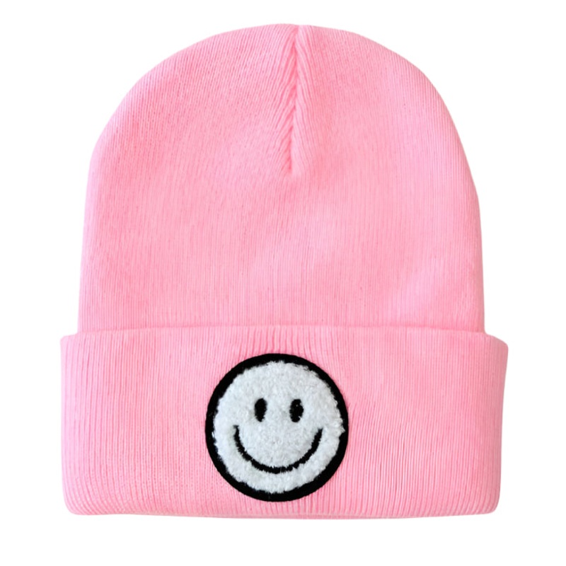 Smiley Beanie | Pink