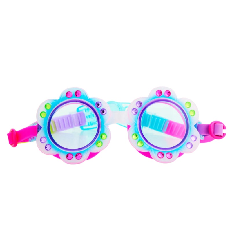 Blossom Blue Petals Girl Kids’ Swim Goggles