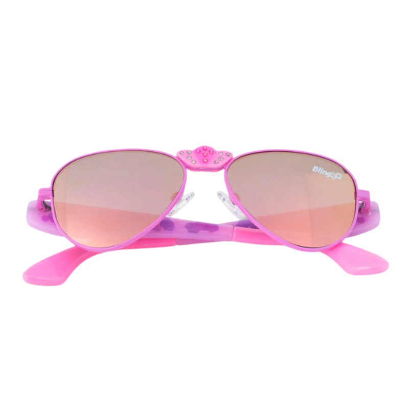 Bright Bubblegum Hampton Beach Kids’ Sunglasses