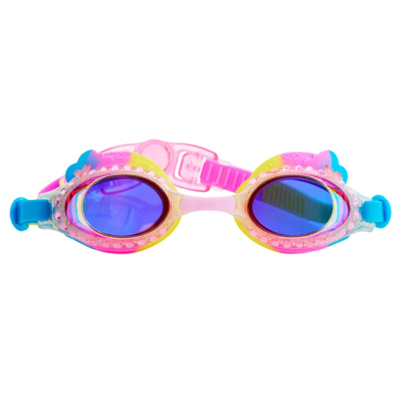Colorful Clouds Rainbow Girl Kids’ Swim Goggles