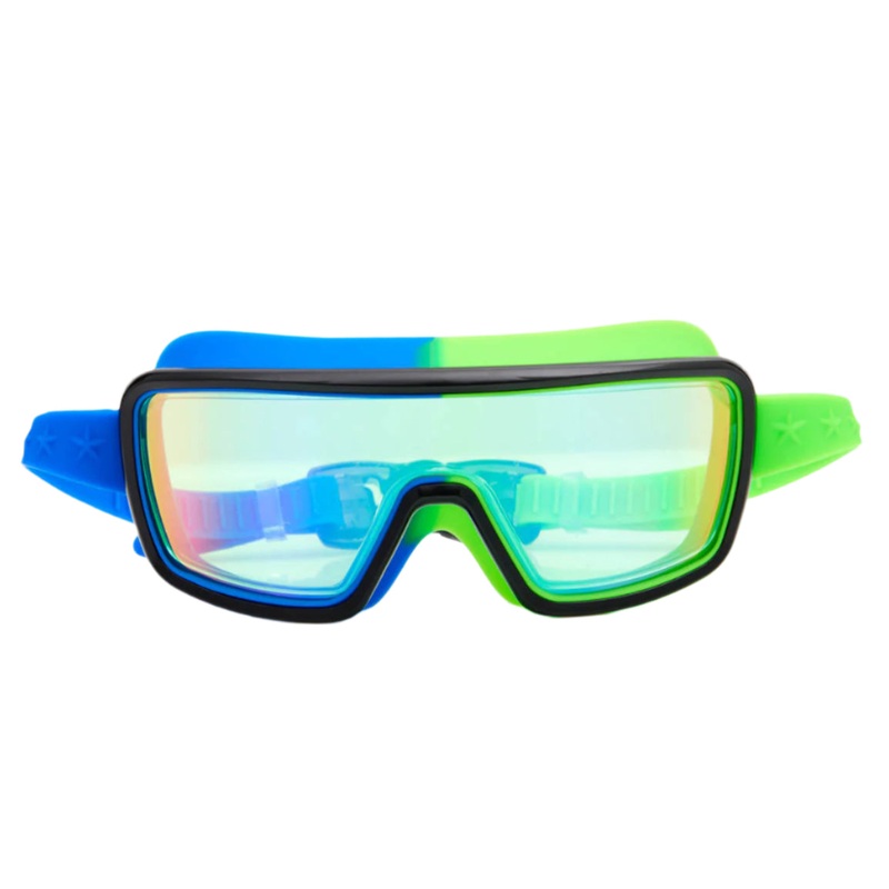 Cyborg Cyan Prismatic Kids’ Swim Goggles