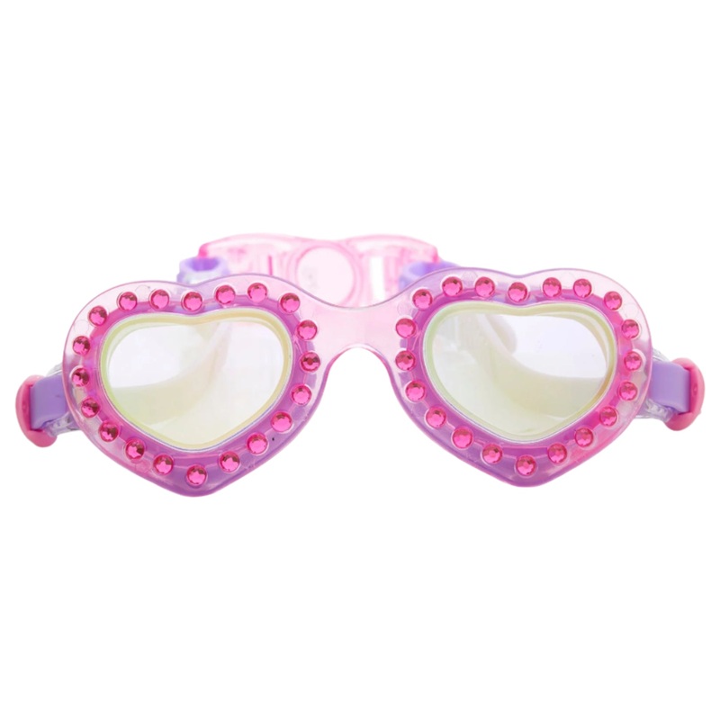First Crush Fuchsia Heart Throb Kids’ Swim Goggles