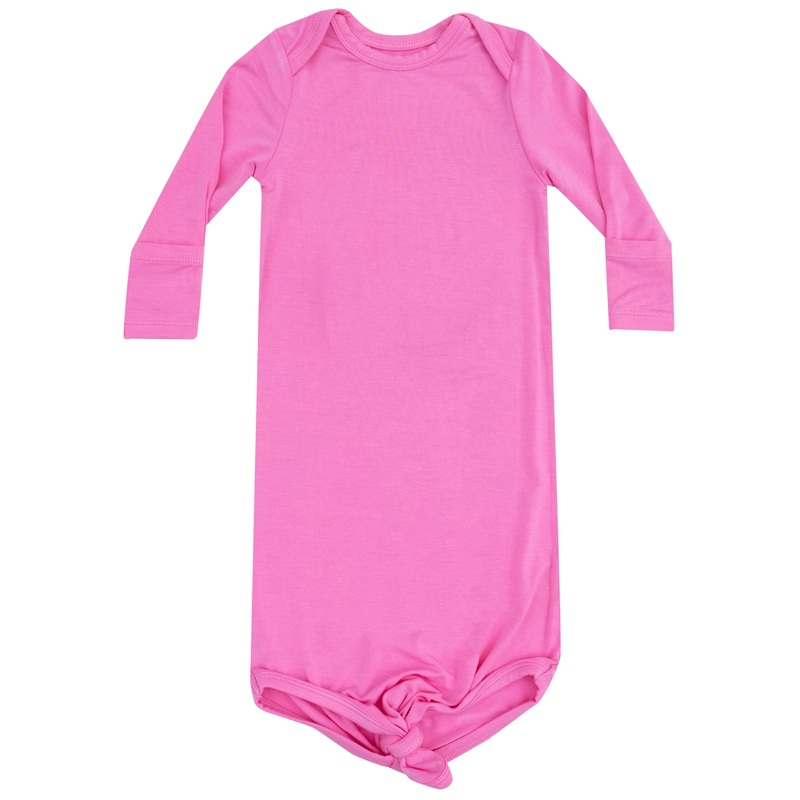 Knotted Gown – Solid Strawberry Moon