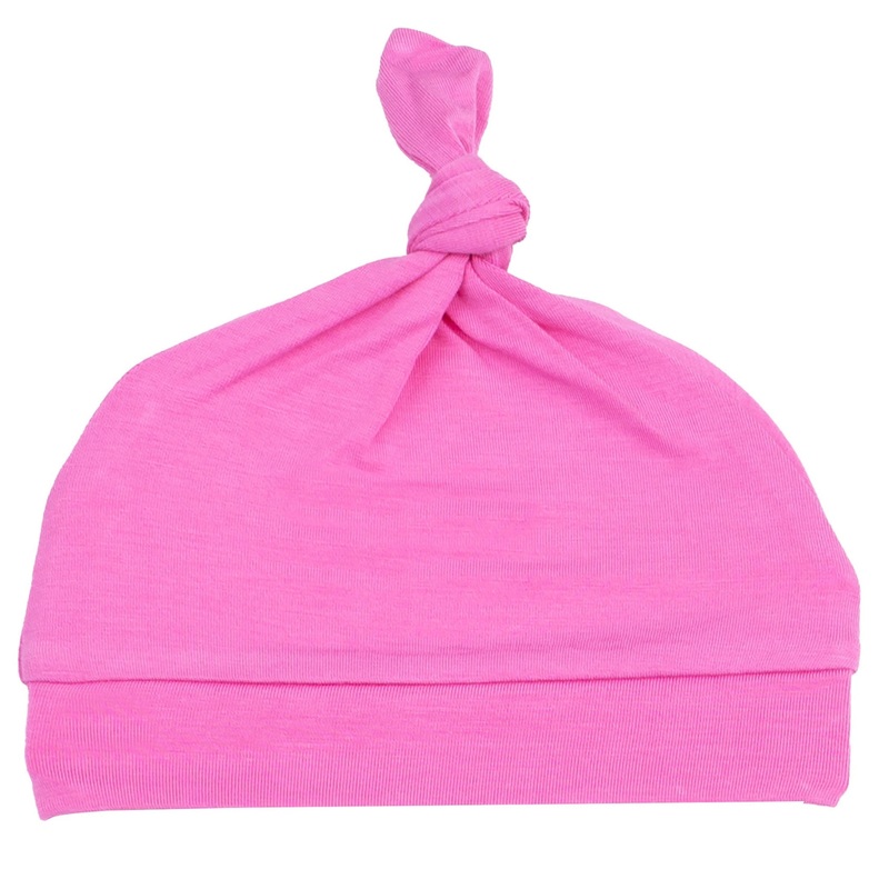 Knotted Hat – Solid Strawberry Moon