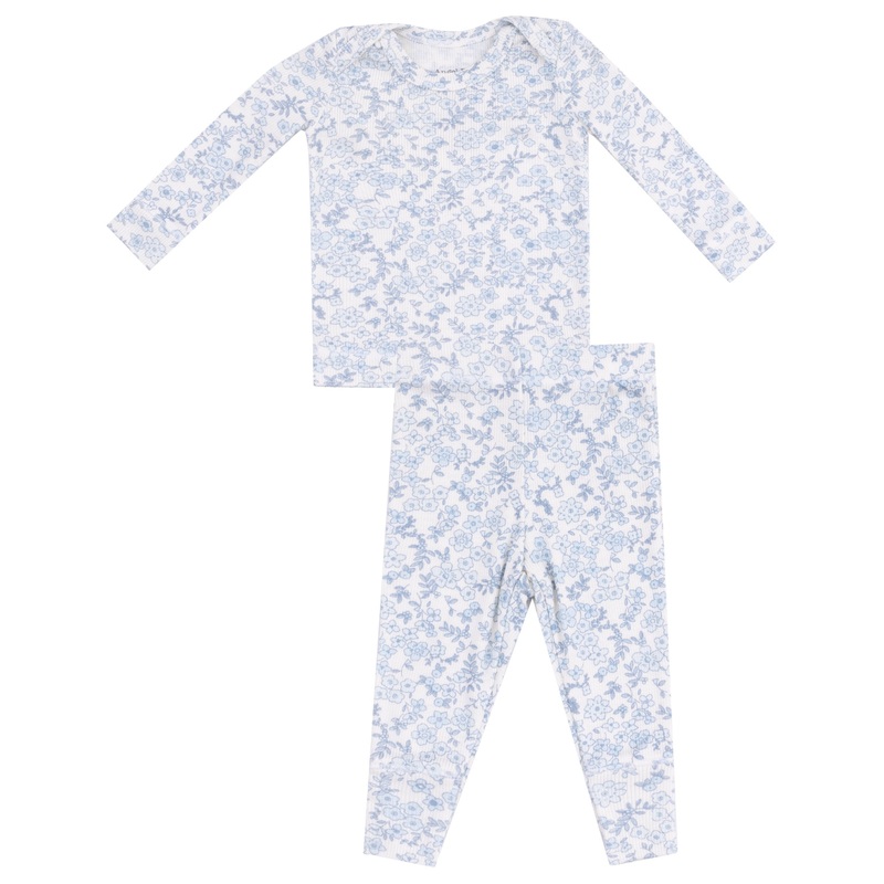 Lounge Wear Set – Blue Calico Floral