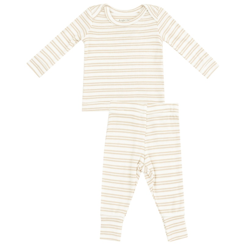 Lounge Wear Set – Stripe Oxford Tan