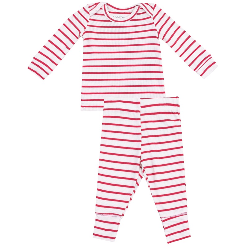 Loungewear Set – Stripe Vintage Red