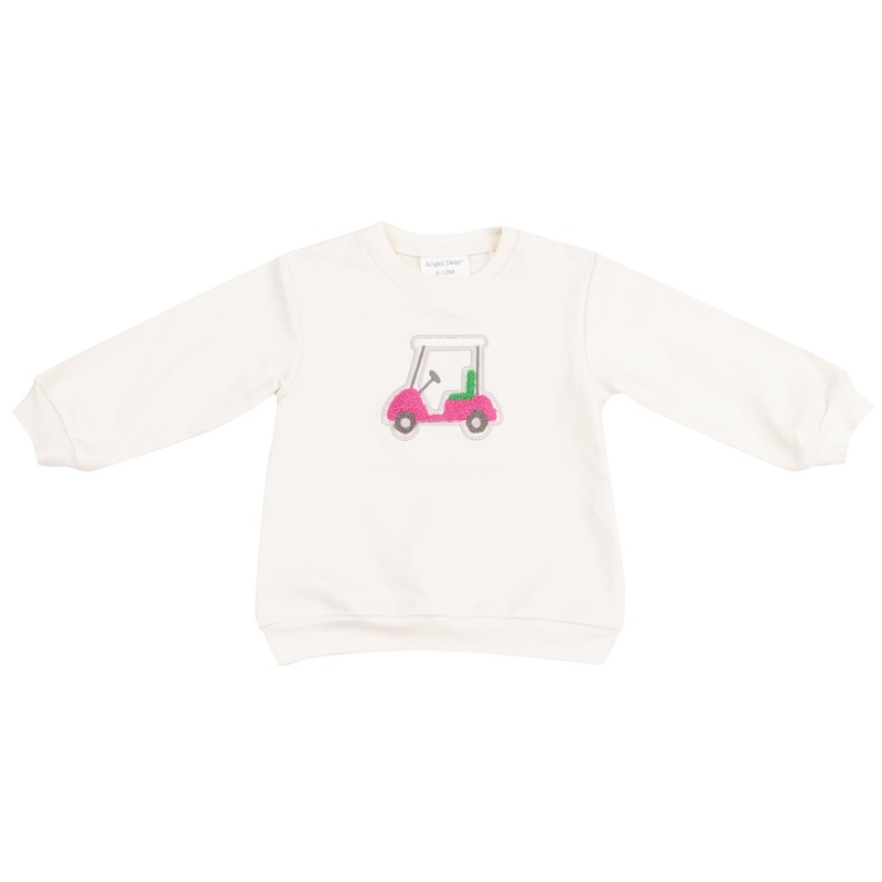 Oversize Sweatshirt with Applique – Golf Cart French Terry