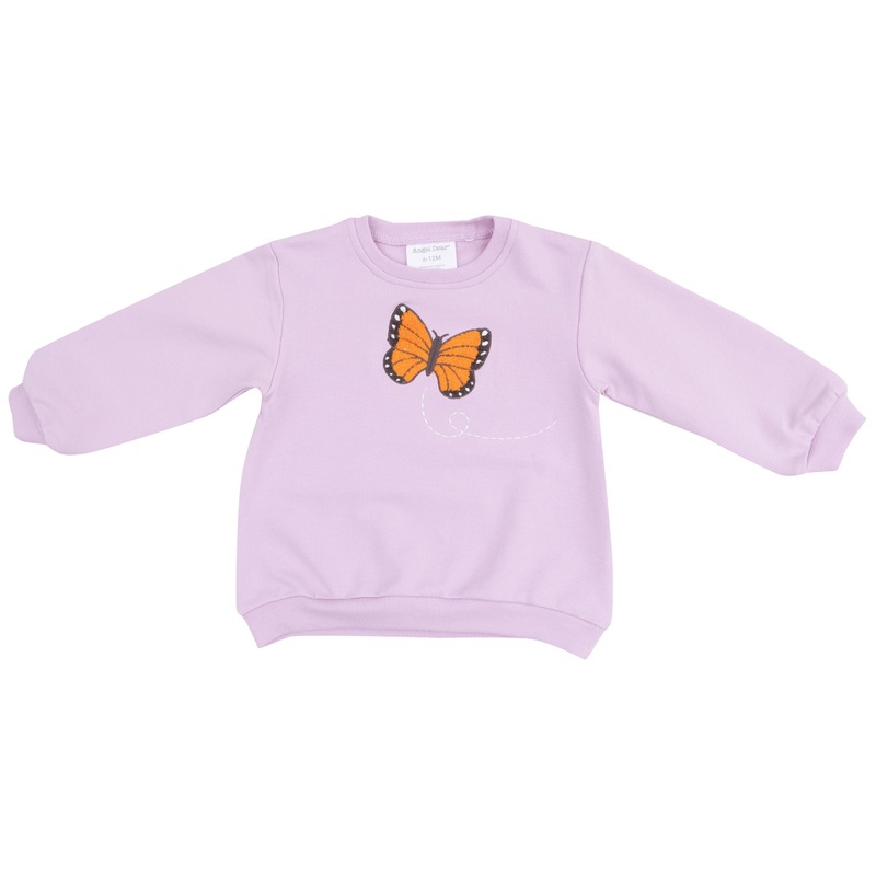 Oversize Sweatshirt with Applique – Monarch Butterflies And Milkweed