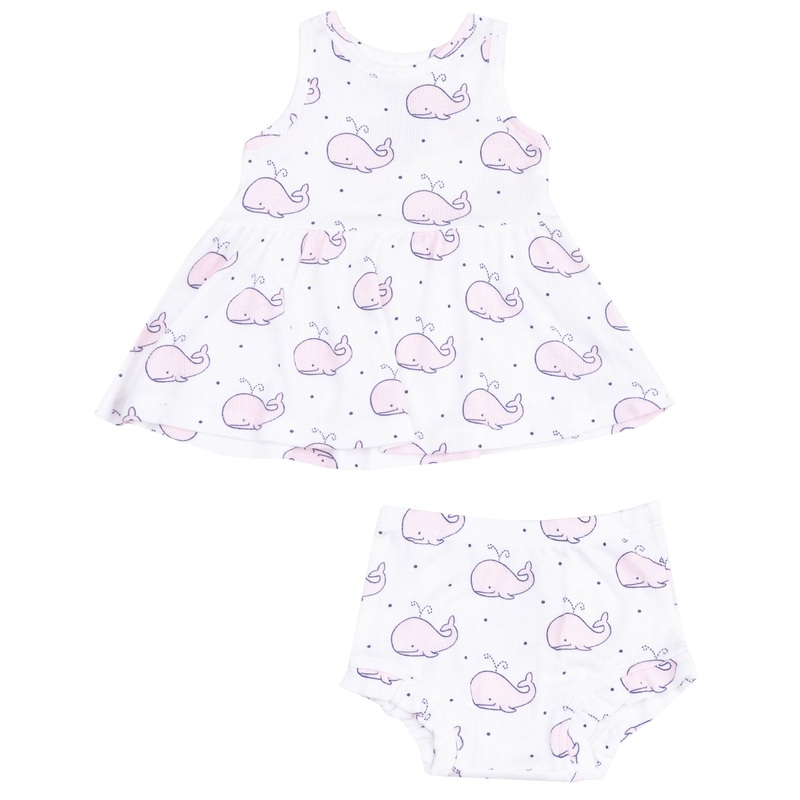 Peplum Tank & Ruffle Bloomer – Bubbly Whale Pink