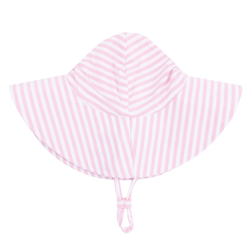 Wide Brim Sunhat – Golf Pink Stripe