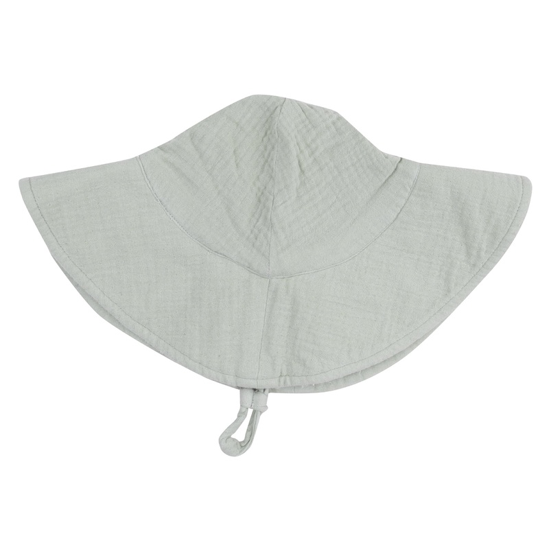 Wide Brim Sunhat – Solid Muslin Desert Green