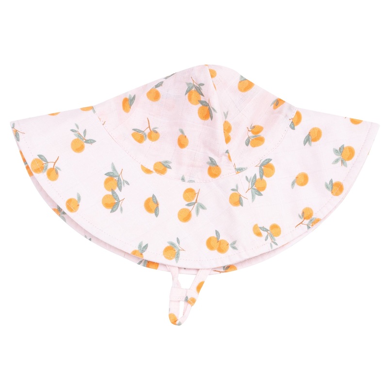 Wide Brim Sunhat – Sweet Clementines