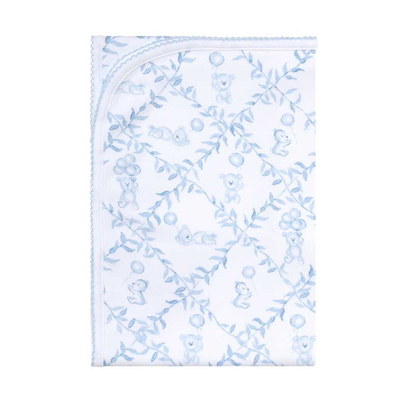 Blue Bears Trellace Blanket