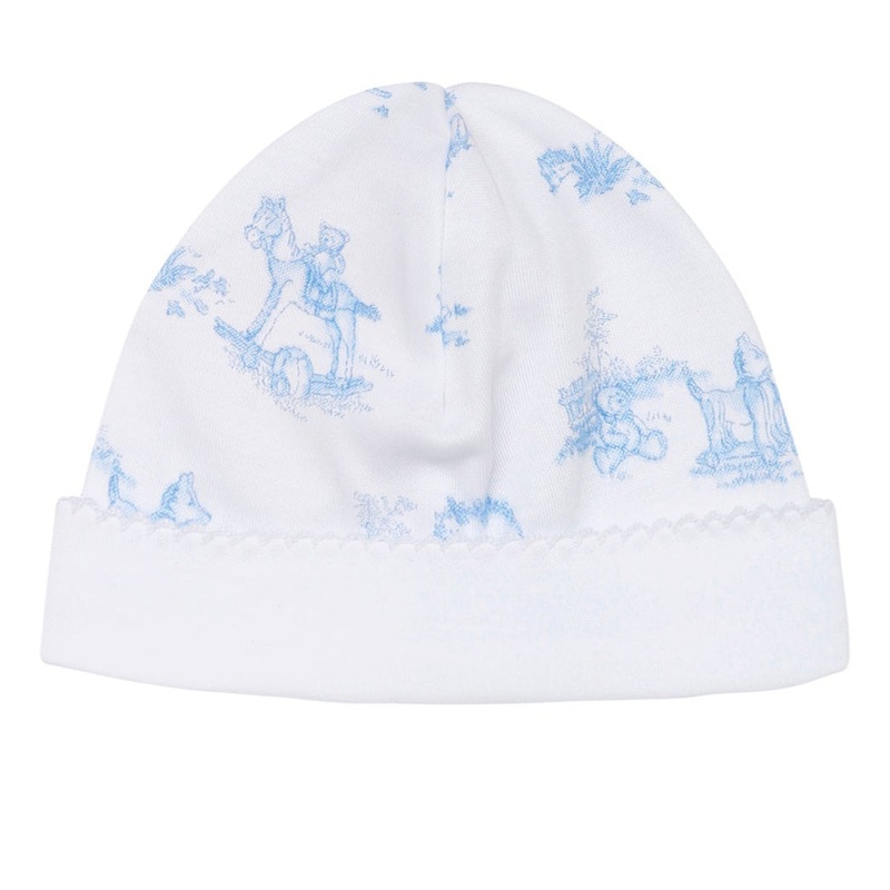 Blue Toile Hat