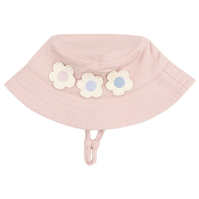 French Terry Bucket Hat – Daisy Pop