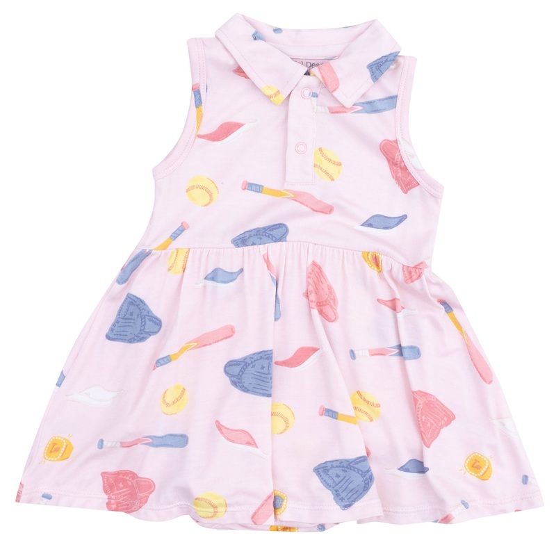 Polo Collar Bodysuit Dress – Softball