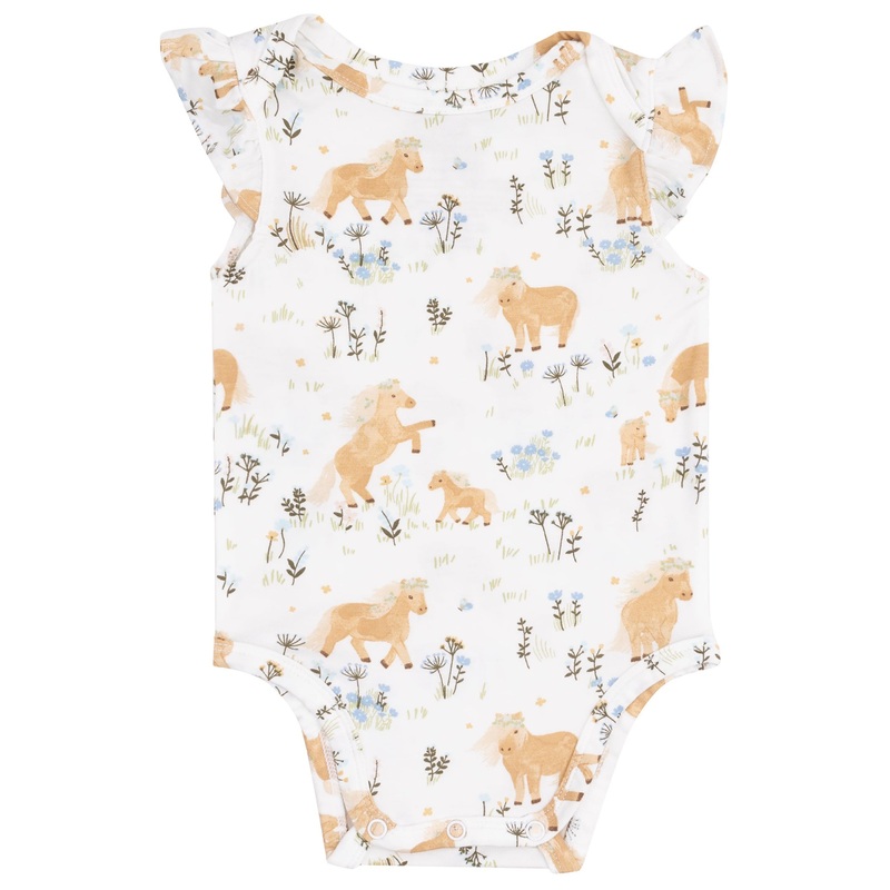 Ruffle Sleeve Bodysuit – Pretty Ponies