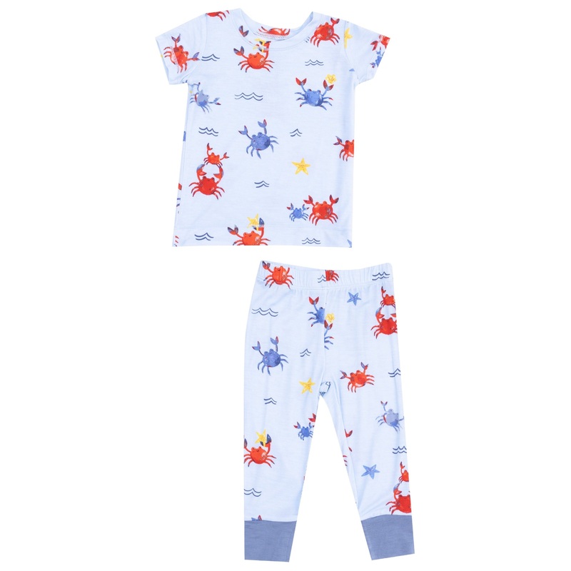 Short Sleeve  Loungewear Set – Crayon Crabs