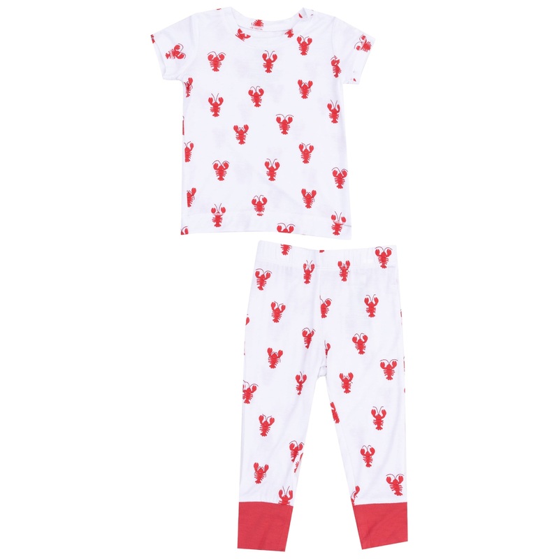 Short Sleeve Loungewear Set – Lobster Bamboo