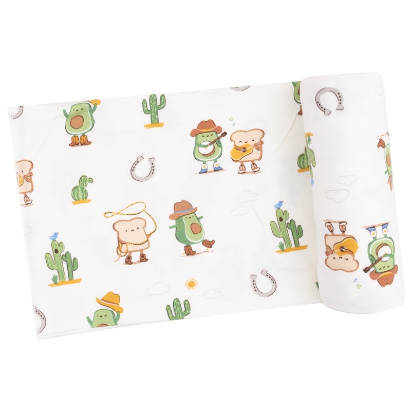 Swaddle Blanket – Avocado Toast Western