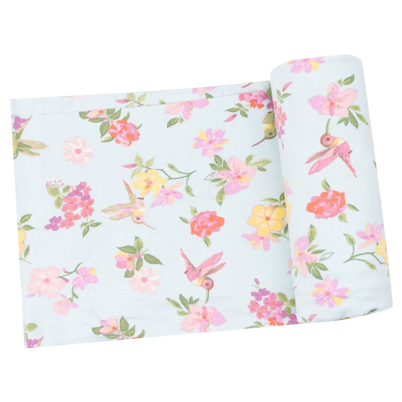 Swaddle Blanket – Cute Hummingbirds