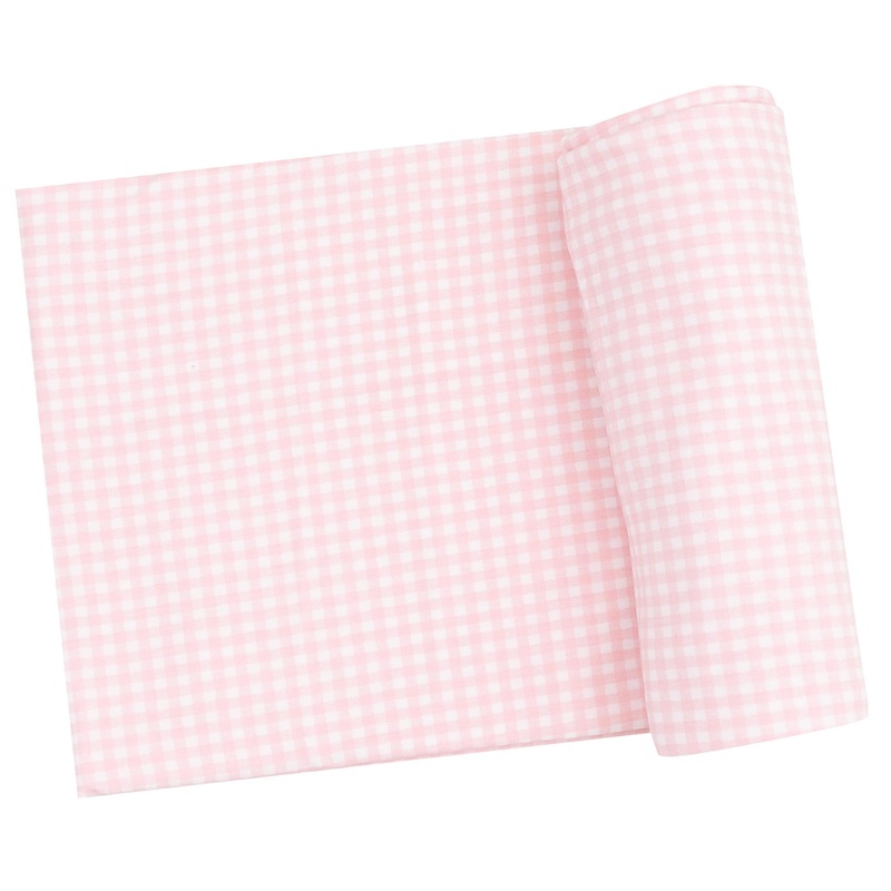 Swaddle Blanket – Mini Gingham Pink