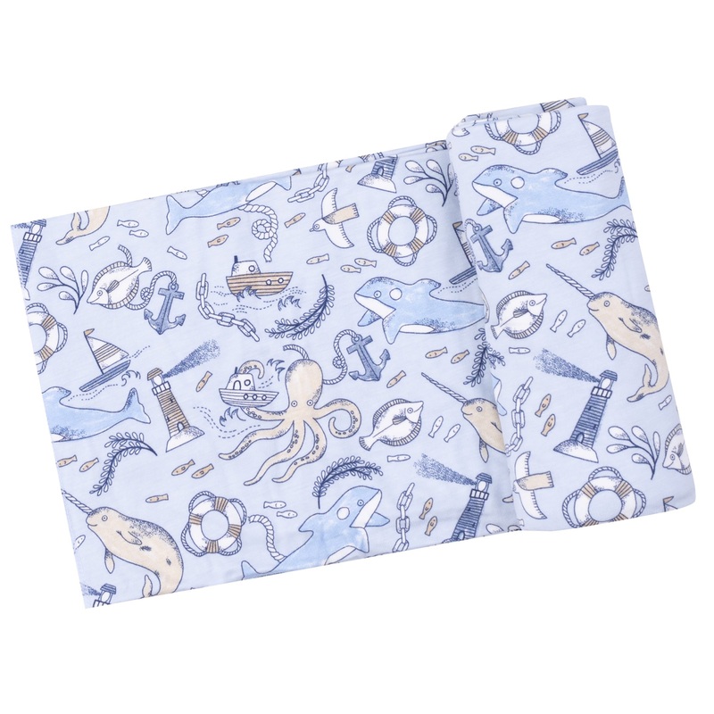 Swaddle Blanket – Nautical Notebook