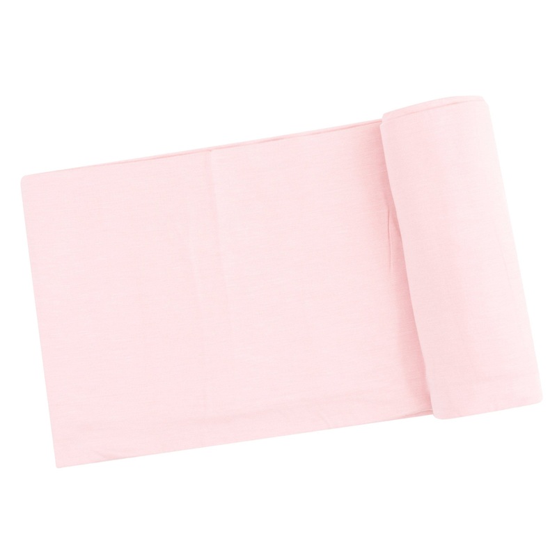 Swaddle Blanket – Solid Tickled Pink