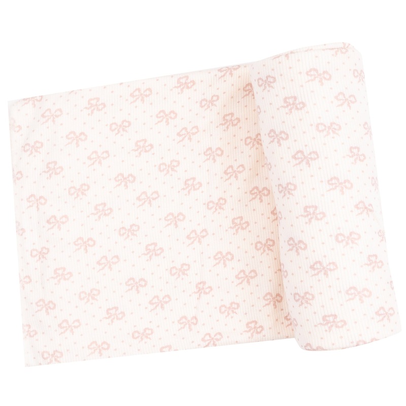 Swaddle Blanket – Vintage Mini Bows
