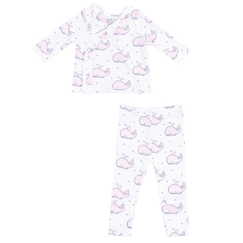 Take Me Home Set with Roll Over Cuff Pant – Bubbly Whale Pink