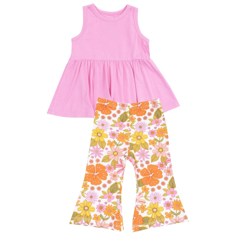 Tank Peplum Top + Baby Bells – Boho Beachy Floral