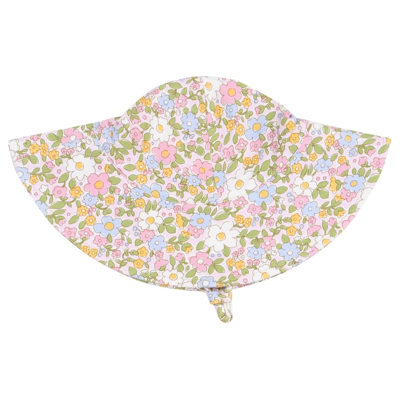 Wide Brim Sunhat – Bubbly Baby Calico