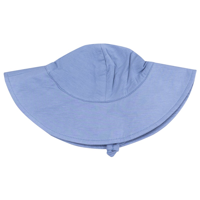 Wide Brim Sunhat – Solid Country Blue