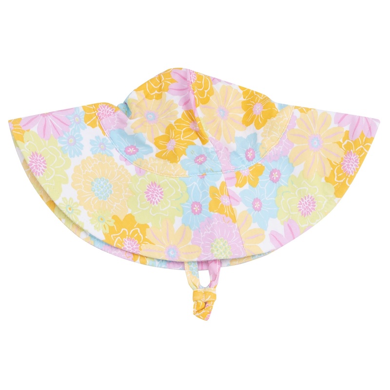 Wide Brim Sunhat – Sunny Dahlias