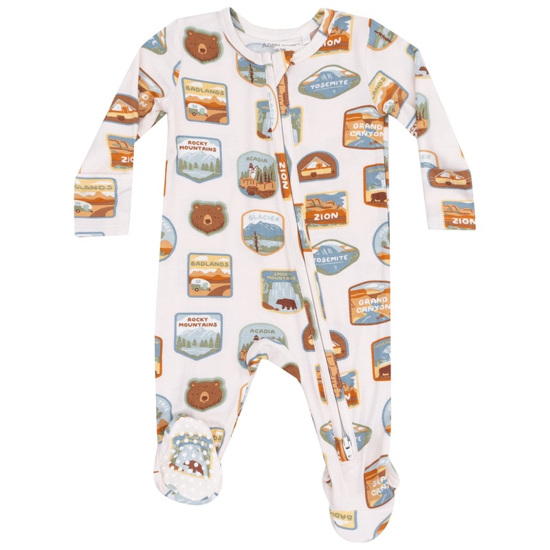 2 Way Zipper Footie – National Park Patches
